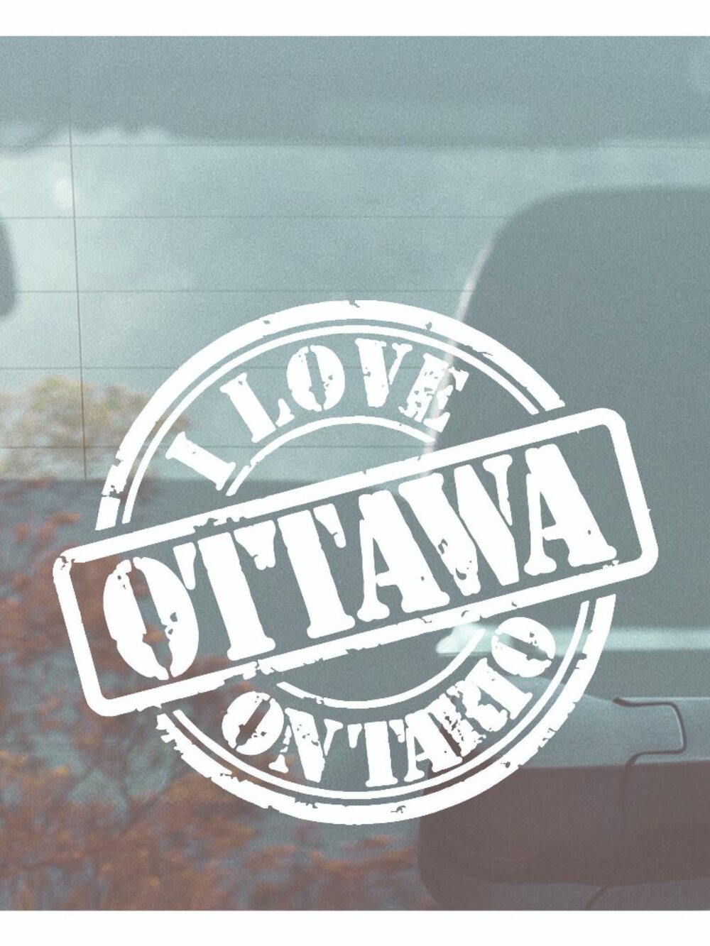 I love Ottawa Ontario Decal 6 inch